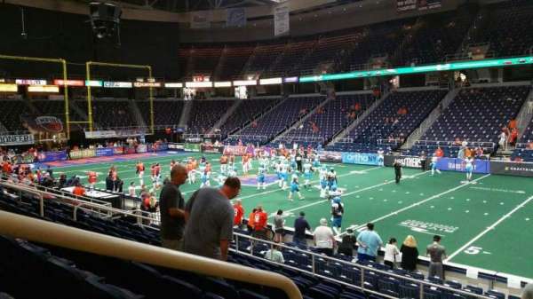 MVP Arena, section: 102, row: K, seat: 11