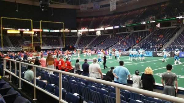 MVP Arena, section: 103, row: B, seat: 1