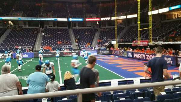 MVP Arena, section: 103, row: B, seat: 9