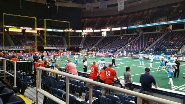 MVP Arena, section: 103, row: B, seat: 9