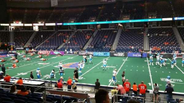 MVP Arena, section: 104, row: L, seat: 1