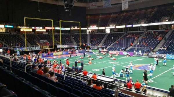 MVP Arena, section: 104, row: L, seat: 1