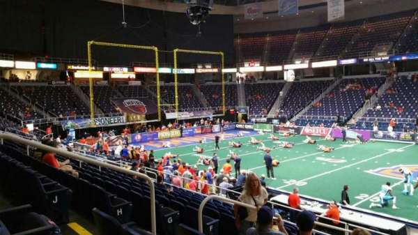 MVP Arena, section: 104, row: L, seat: 10