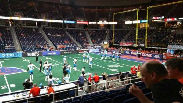 MVP Arena, section: 105, row: J, seat: 11