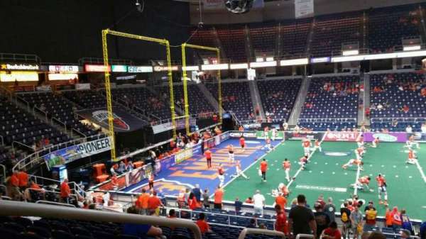 MVP Arena, section: 106, row: S, seat: 15