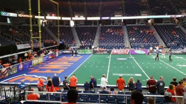 MVP Arena, section: 107, row: J, seat: 7