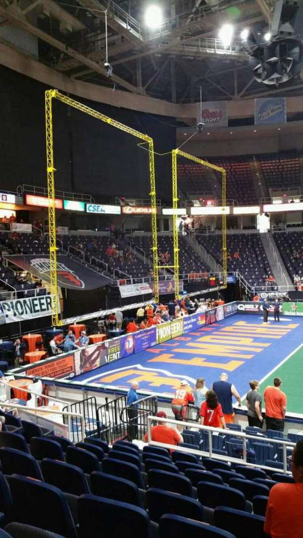MVP Arena, section: 107, row: J, seat: 7