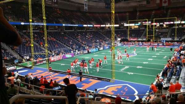 MVP Arena, section: 110, row: Q, seat: 14