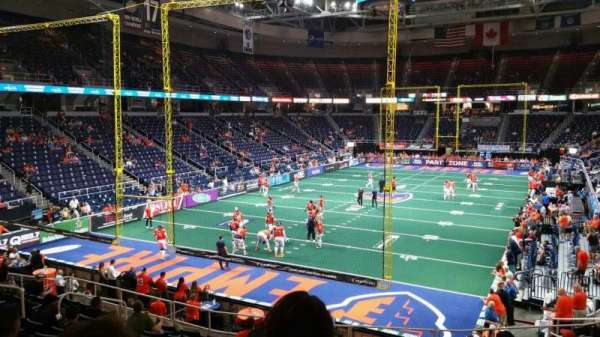 MVP Arena, section: 111, row: S, seat: 1