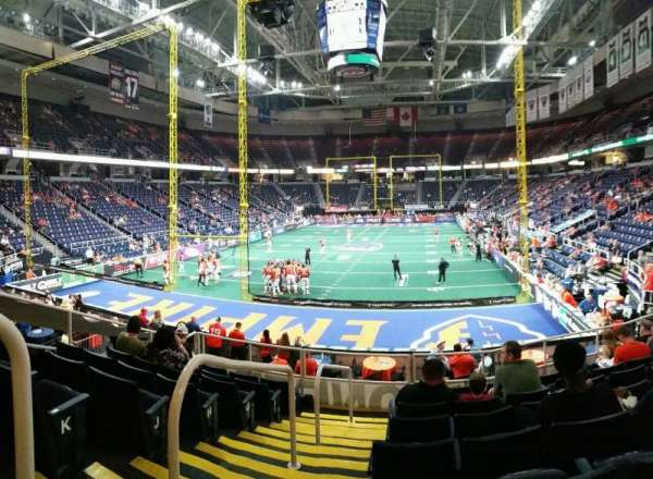 MVP Arena, section: 111, row: M, seat: 13