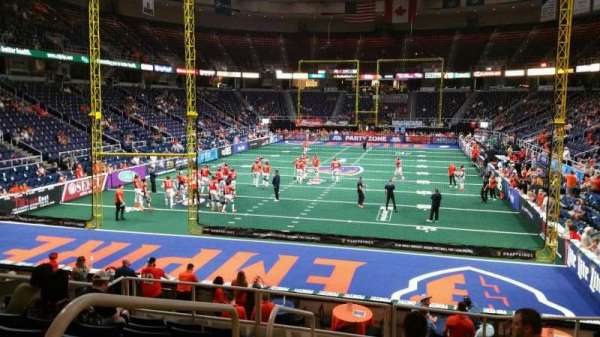 MVP Arena, section: 111, row: M, seat: 13