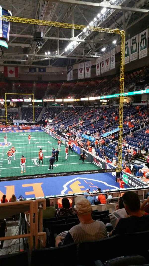 MVP Arena, section: 112, row: P, seat: 6