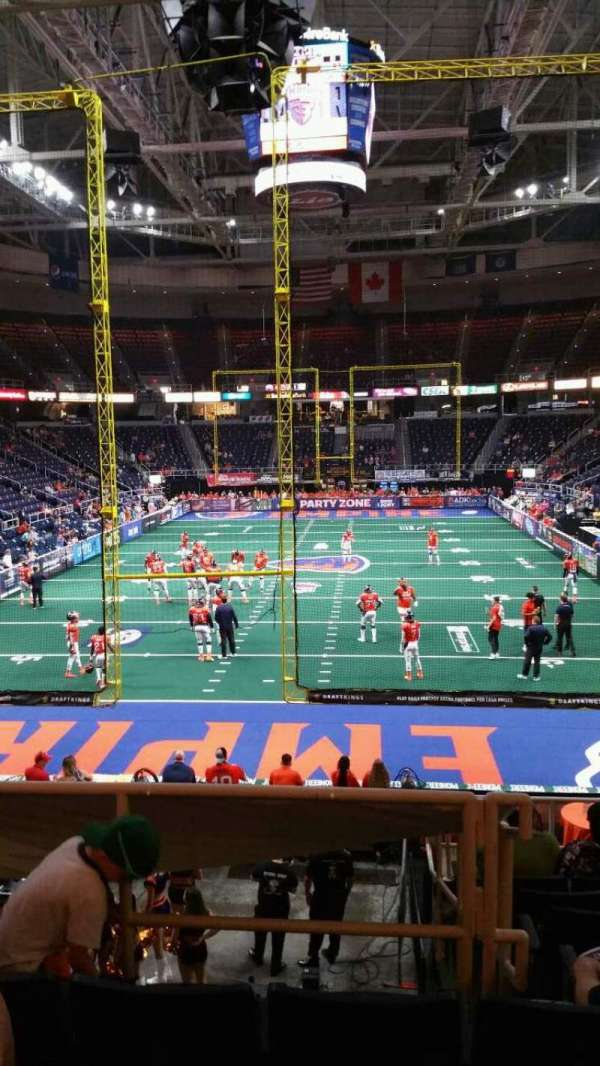 MVP Arena, section: 112, row: P, seat: 6
