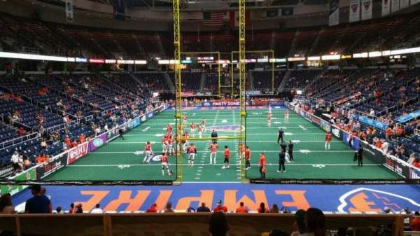 MVP Arena, section: 112, row: R, seat: 10