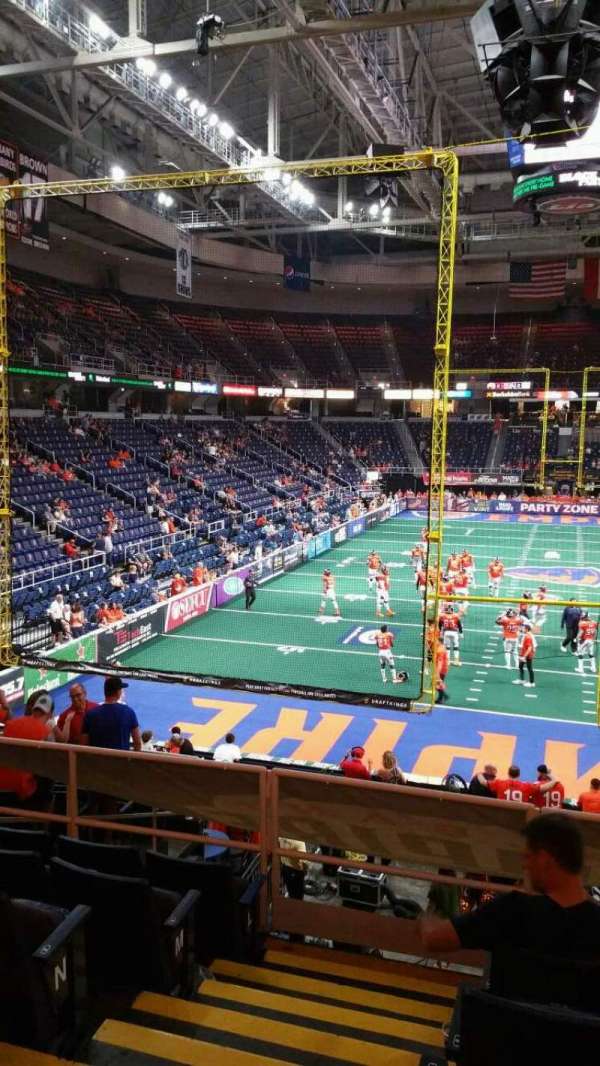 MVP Arena, section: 112, row: R, seat: 10