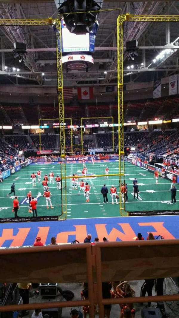 MVP Arena, section: 113, row: N, seat: 1