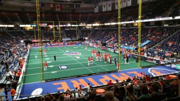 MVP Arena, section: 114, row: R, seat: 8