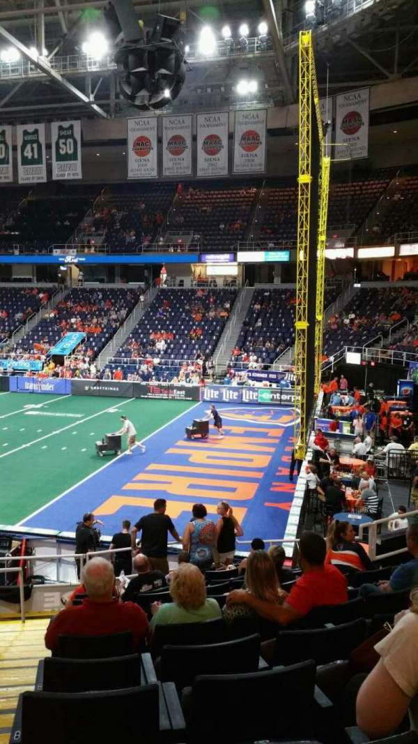 MVP Arena, section: 116, row: M, seat: 12