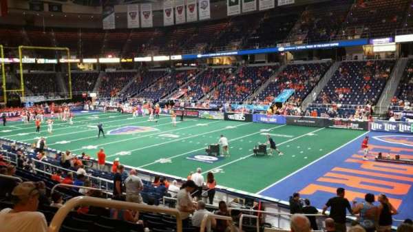 MVP Arena, section: 116, row: M, seat: 12