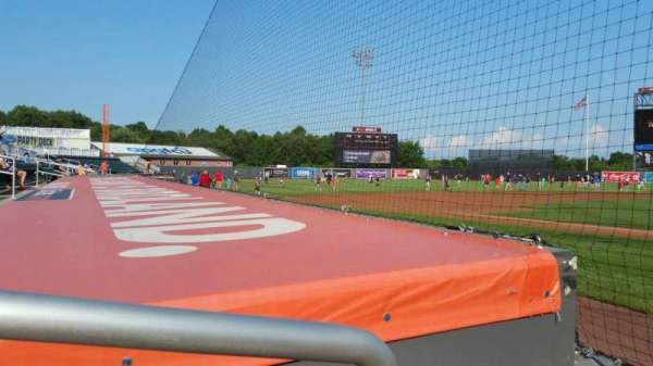Ripken Stadium, section: 108, row: B, seat: 6