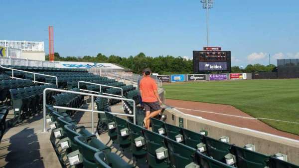 Ripken Stadium, section: 122, row: D, seat: 1