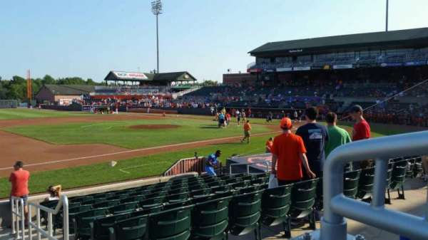 Ripken Stadium, section: 210, row: A, seat: 1
