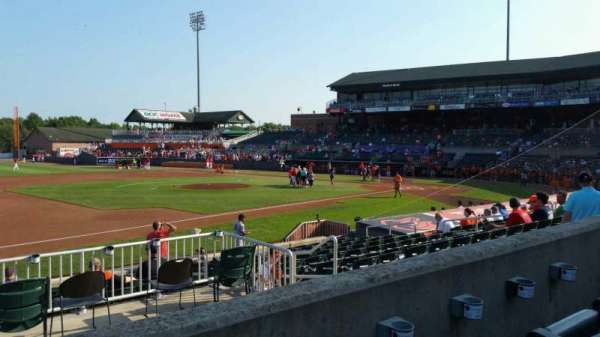 Ripken Stadium, section: 210, row: B, seat: 8