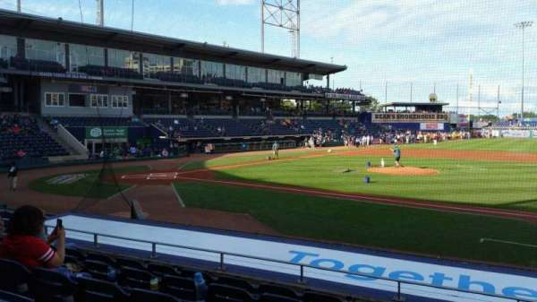 Dunkin' Park, section: 107, row: L, seat: 1