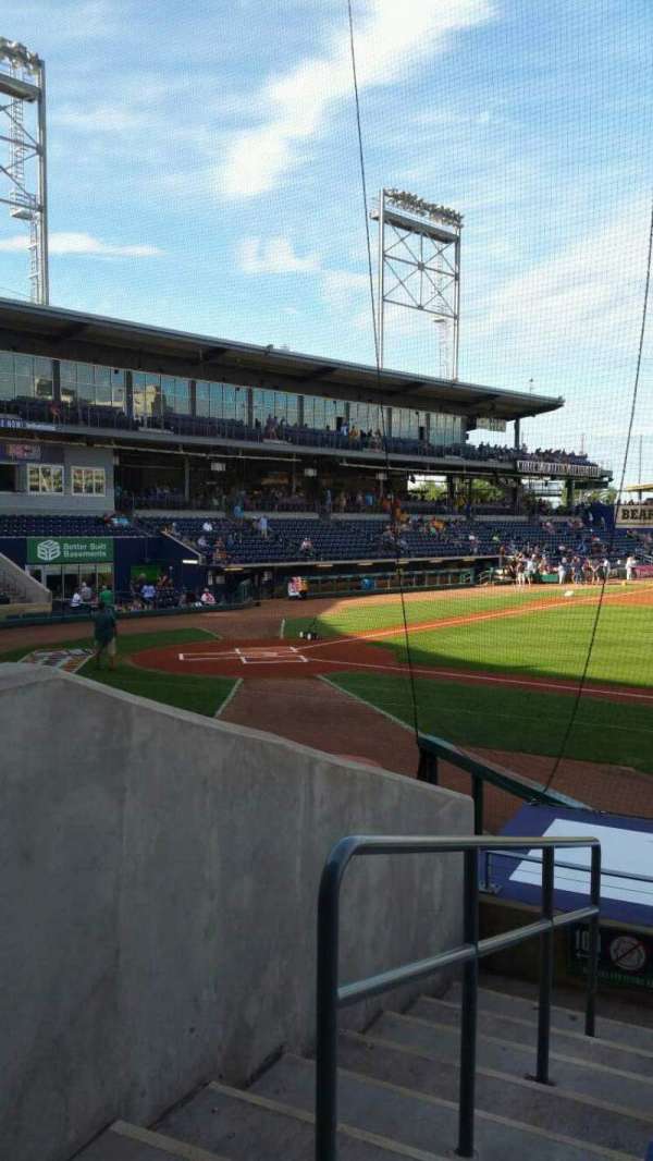 Dunkin' Park, section: 107, row: L, seat: 14