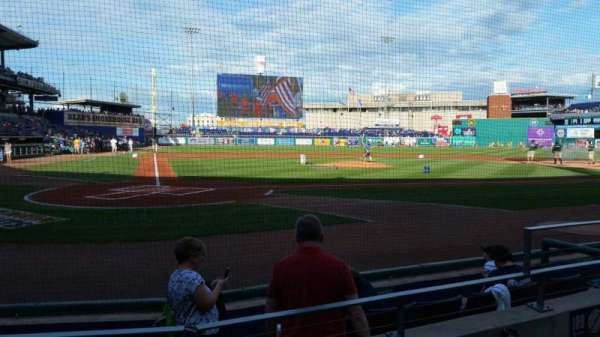 Dunkin' Park, section: 109, row: D, seat: 6