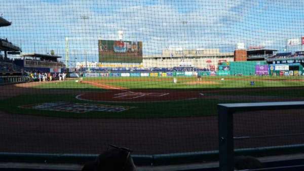 Dunkin' Park, section: 110, row: B, seat: 1