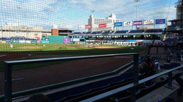 Dunkin' Park, section: 110, row: B, seat: 1
