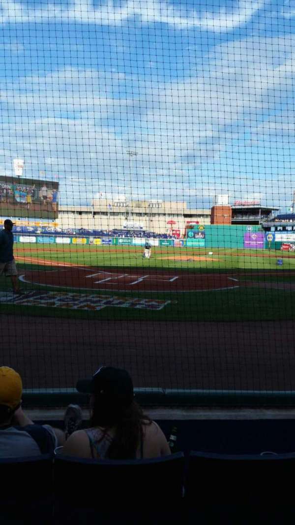 Dunkin' Park, section: 110, row: B, seat: 7