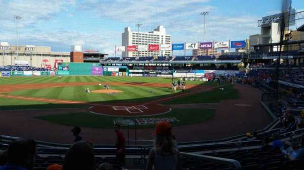 Dunkin' Park, section: 112, row: L, seat: 1