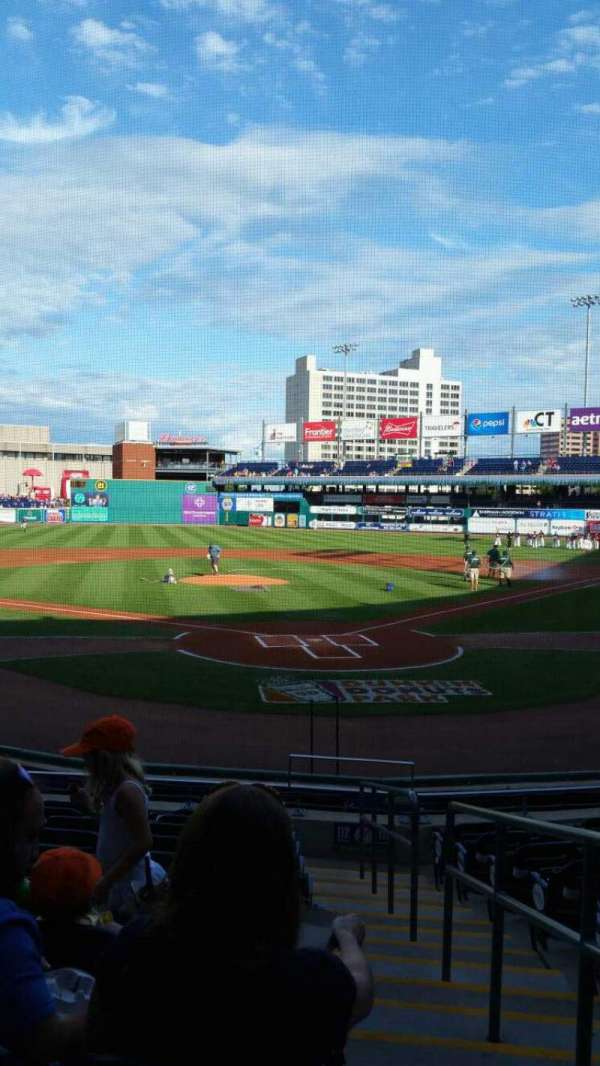 Dunkin' Park, section: 112, row: L, seat: 1