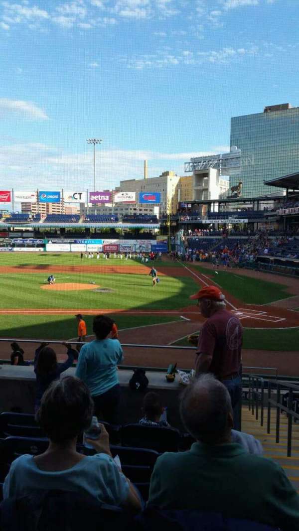 Dunkin' Park, section: 114, row: P, seat: 1