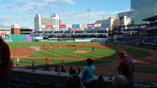 Dunkin' Park, section: 114, row: P, seat: 1