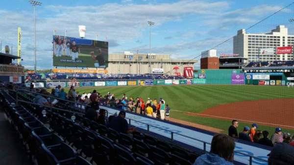 Dunkin' Park, section: 116, row: K, seat: 1