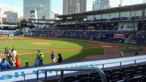 Dunkin' Park, section: 116, row: K, seat: 1