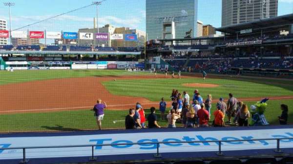 Dunkin' Park, section: 116, row: K, seat: 8