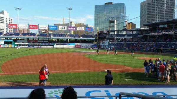 Dunkin' Park, section: 117, row: J, seat: 1