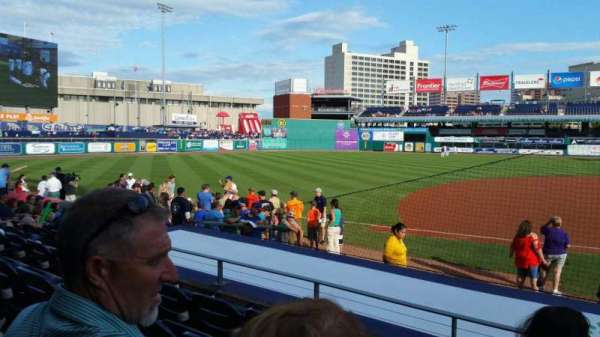 Dunkin' Park, section: 117, row: J, seat: 1