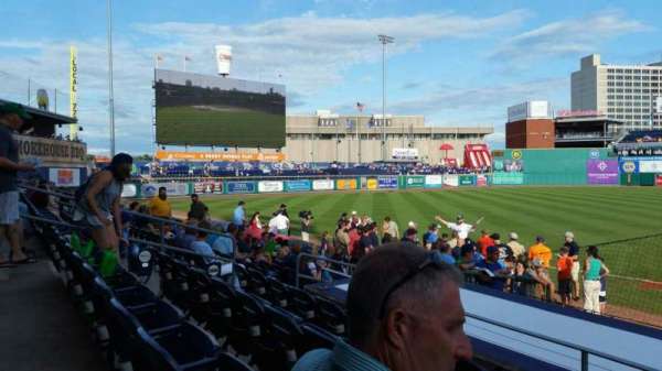 Dunkin' Park, section: 117, row: J, seat: 1