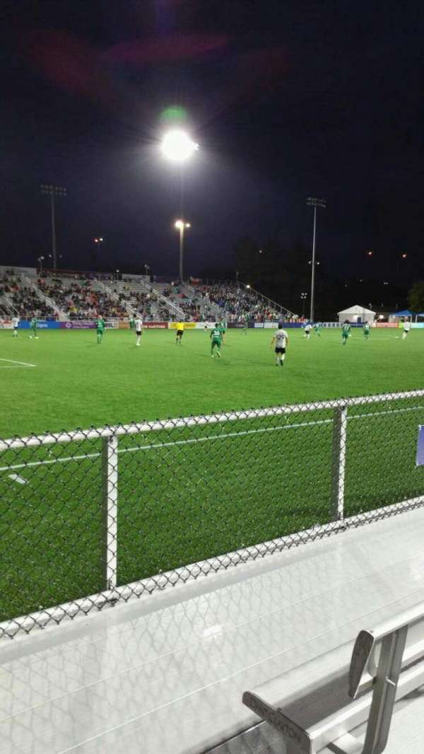 Trinity Health Stadium, section: 2, row: A, seat: 22