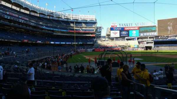 Yankee Stadium, section: 119, row: 8, seat: 1