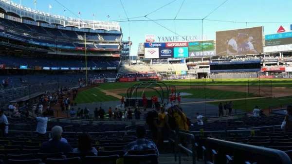 Yankee Stadium, section: 119, row: 11, seat: 1
