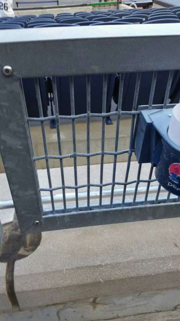 Yankee Stadium, section: 117B, row: 1, seat: 10