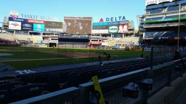 Yankee Stadium, section: 117B, row: 1, seat: 5