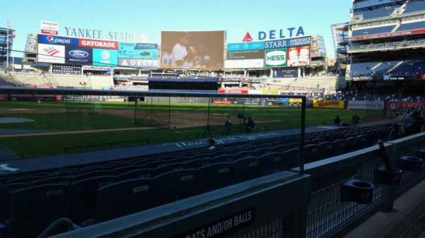 Yankee Stadium, section: 117B, row: 1, seat: 1