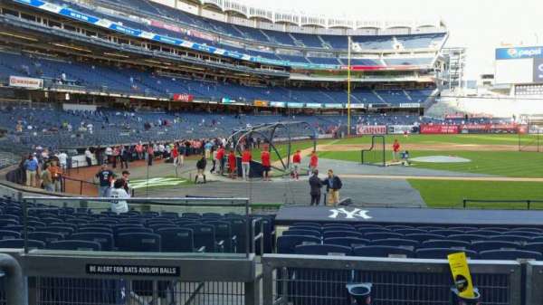 Yankee Stadium, section: 117A, row: 3, seat: 16